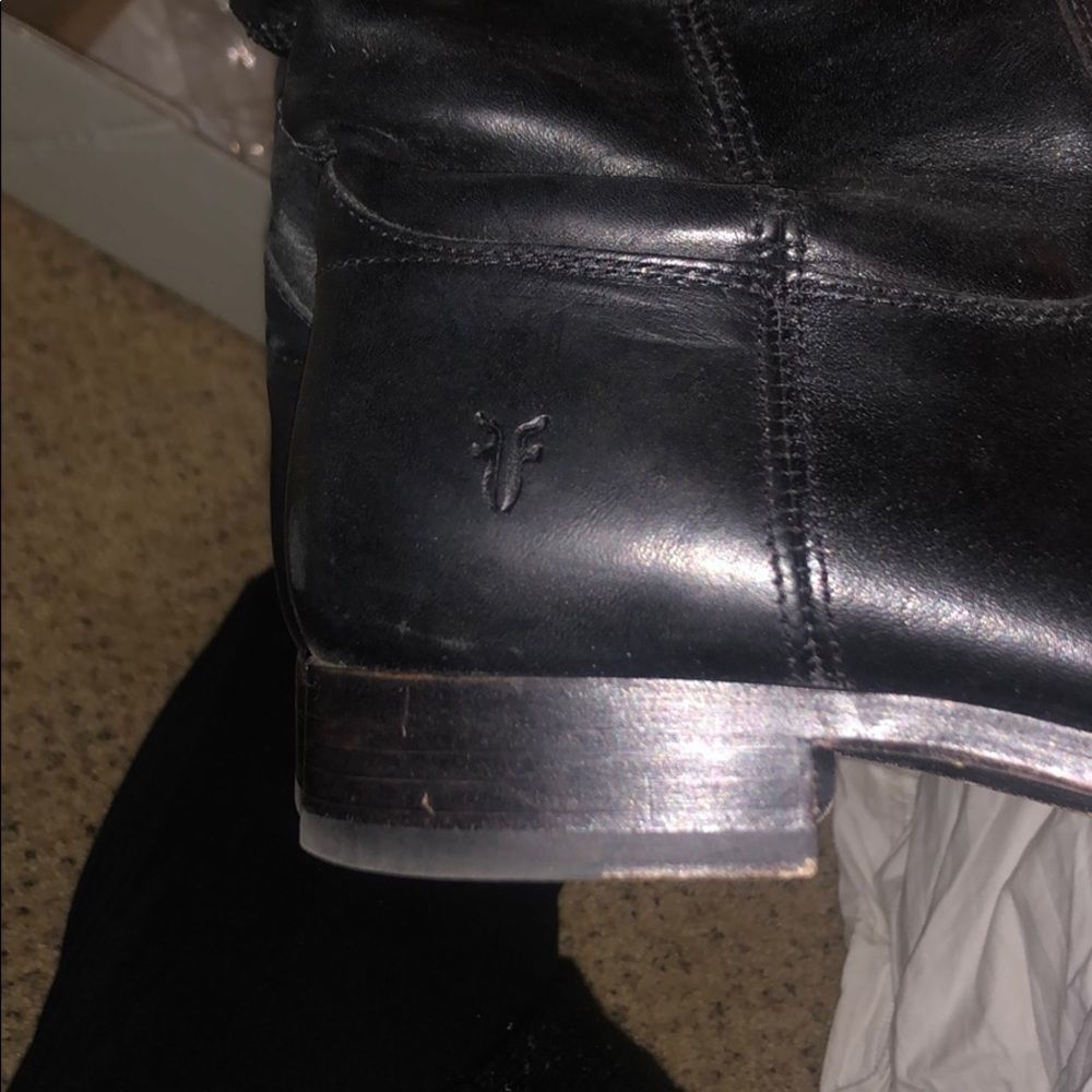 FRYE ‘Melissa Button' Leather Riding Boot - Picture 4 of 5